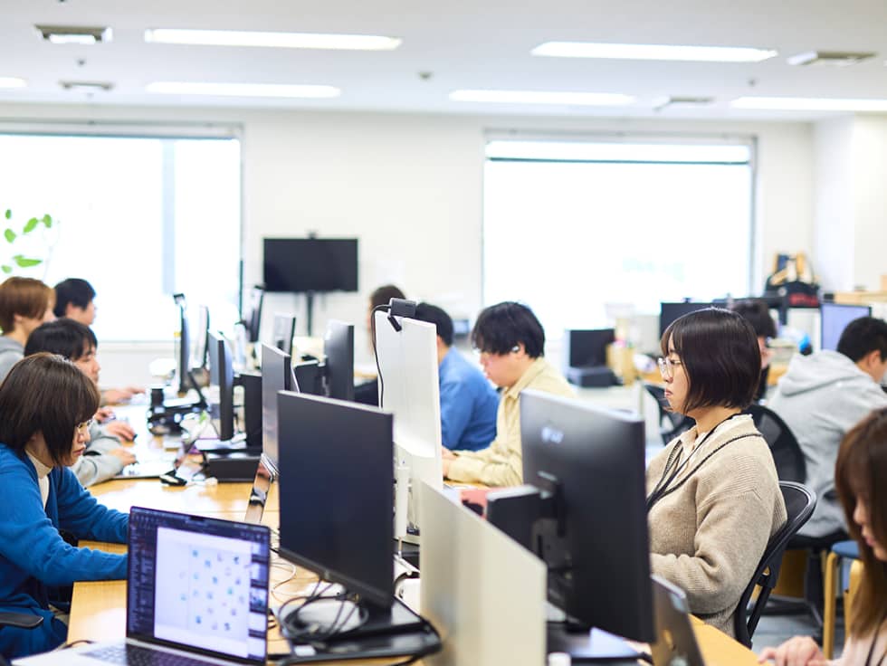クエイル社内風景